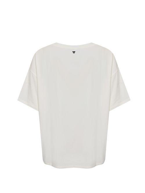 T-shirt WKDPAMPAS in seta stampata e jersey di cotone stretch WEEKEND MAX MARA | 2615941062600001